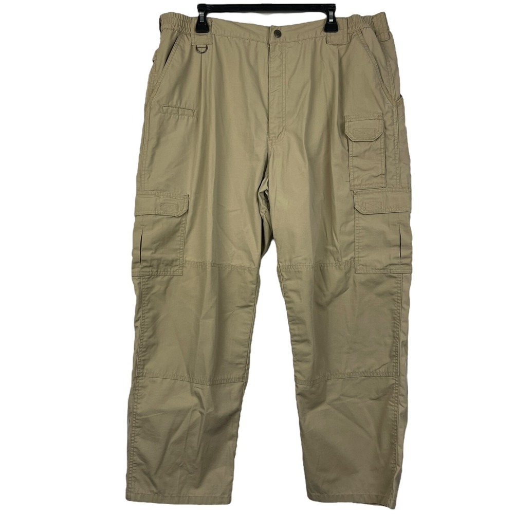 5.11 Tactical Taclite Pro Pant Ripstop Mens 42x30 Cotton‎ Blend Pockets Tan CCW